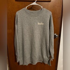 Women’s Aerie “babe.” Sweater